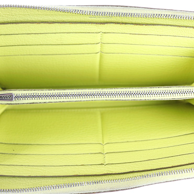 HERMES エルメス アザップロング オールレザー 長財布 シェーブル