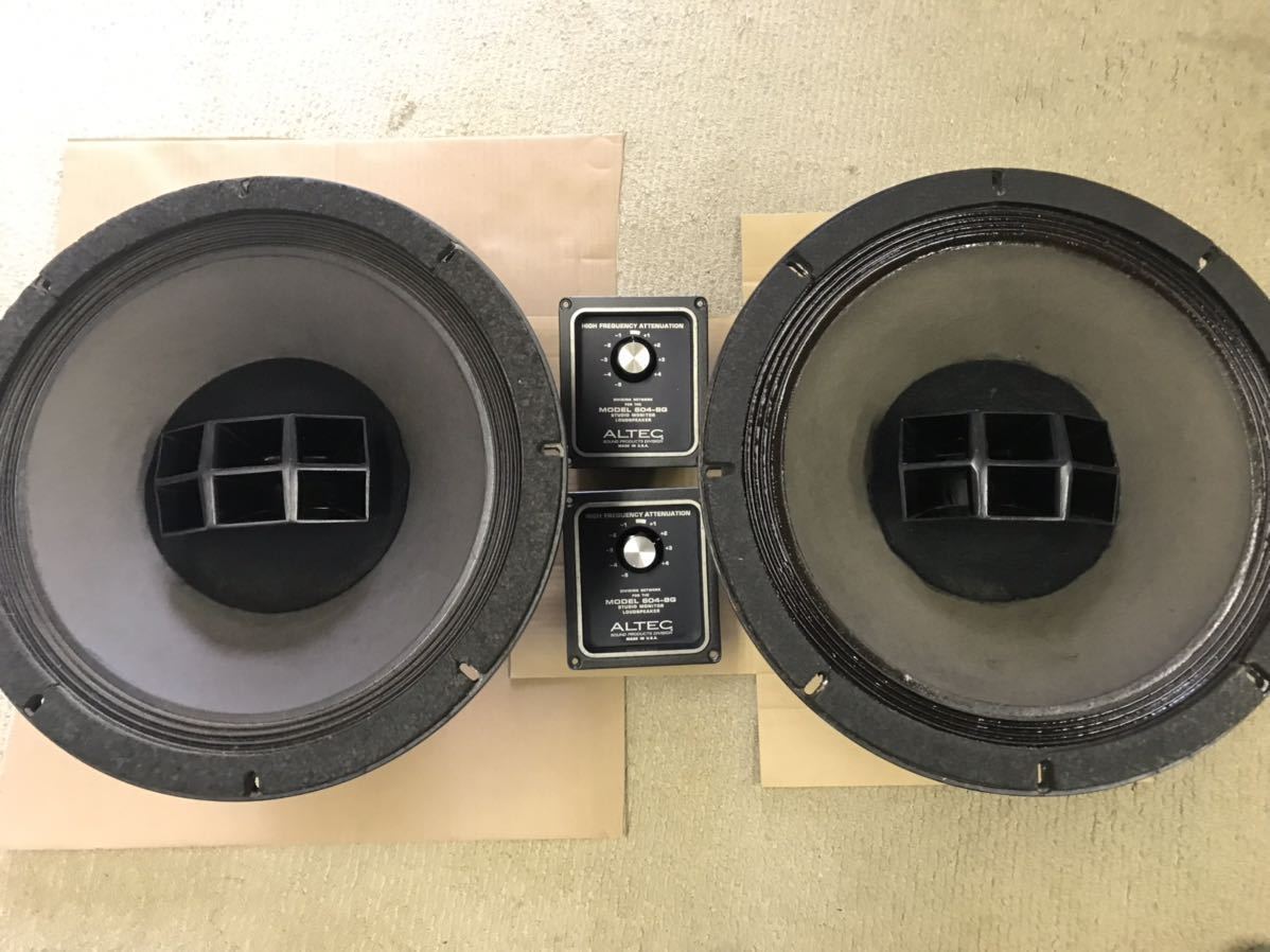 Yahoo!オークション - ALTEC 604-8G 2本(ネットワーク付き) Yahoo!オークション - ALTEC 604-8G 2本(ネットワーク付き)