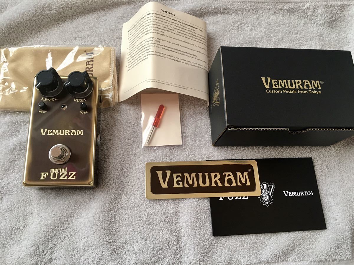 新品同様 vemuram myriad fuzz ベムラム ミリアド ファズ assh