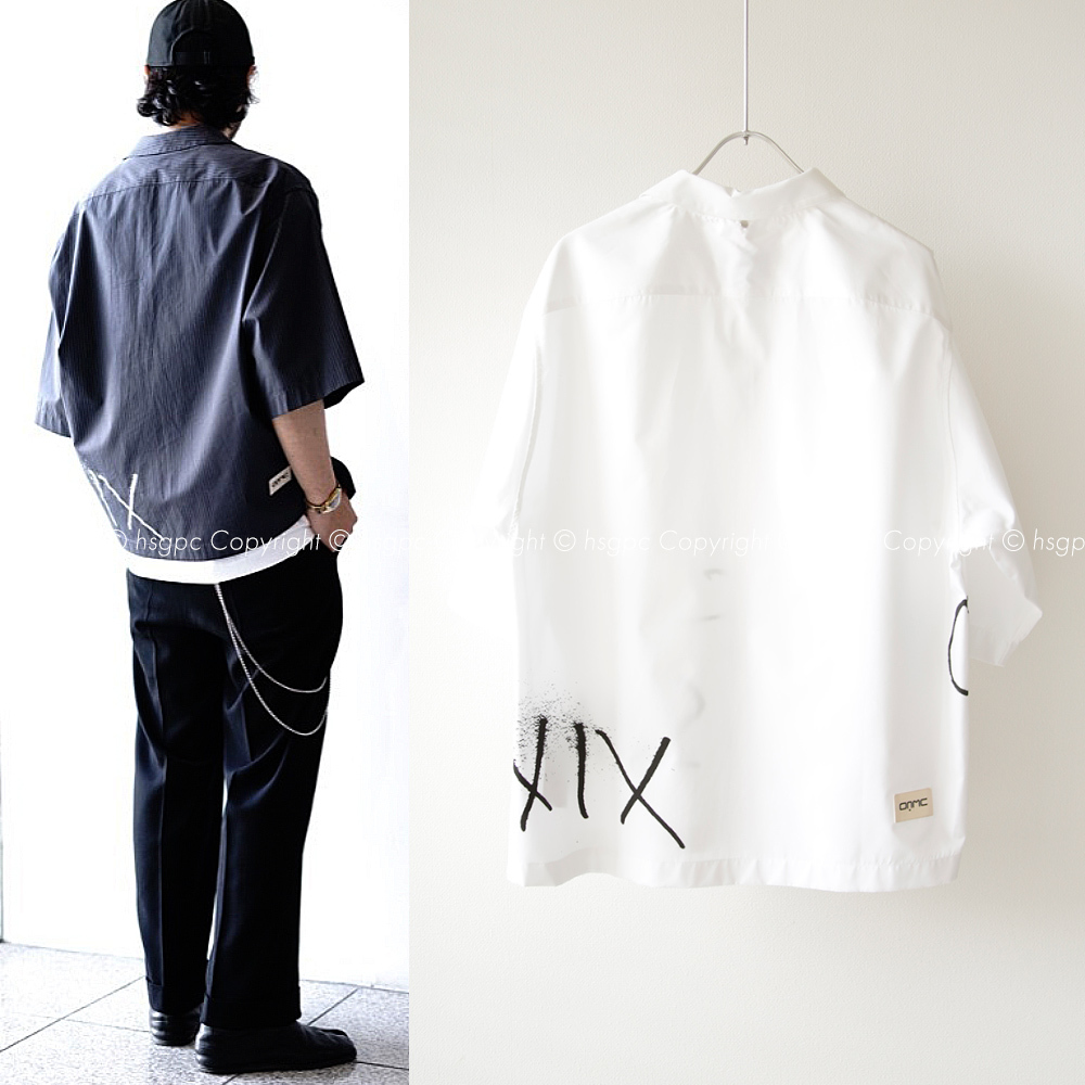 定価5 3万】新品 OAMC スプレー グラフィック ロゴ オーバー 定価5 3万】新品 OAMC スプレー グラフィック ロゴ オーバー