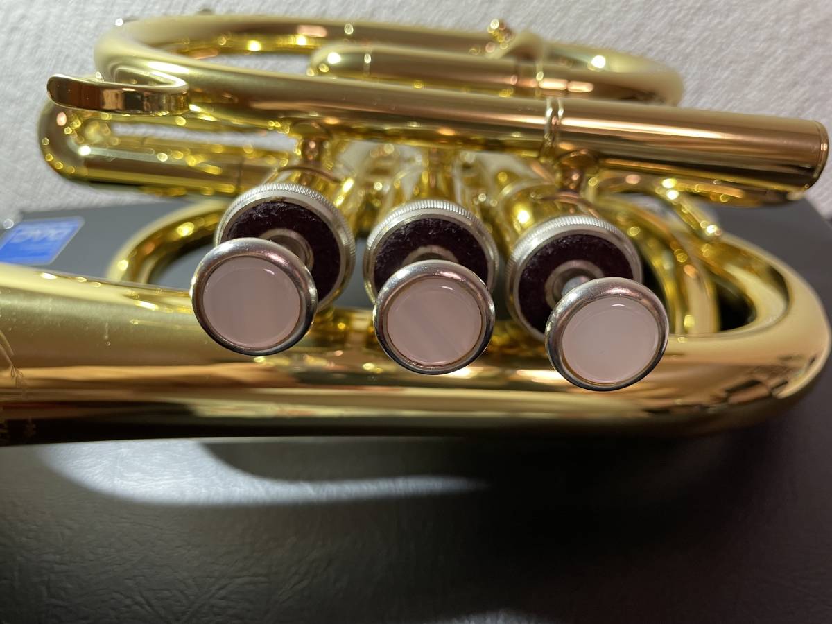 JUPITER ポケットトランペット JPT-516 極美品 ベンジタイプの JUPITER ポケットトランペット JPT-516 極美品 ベンジタイプの