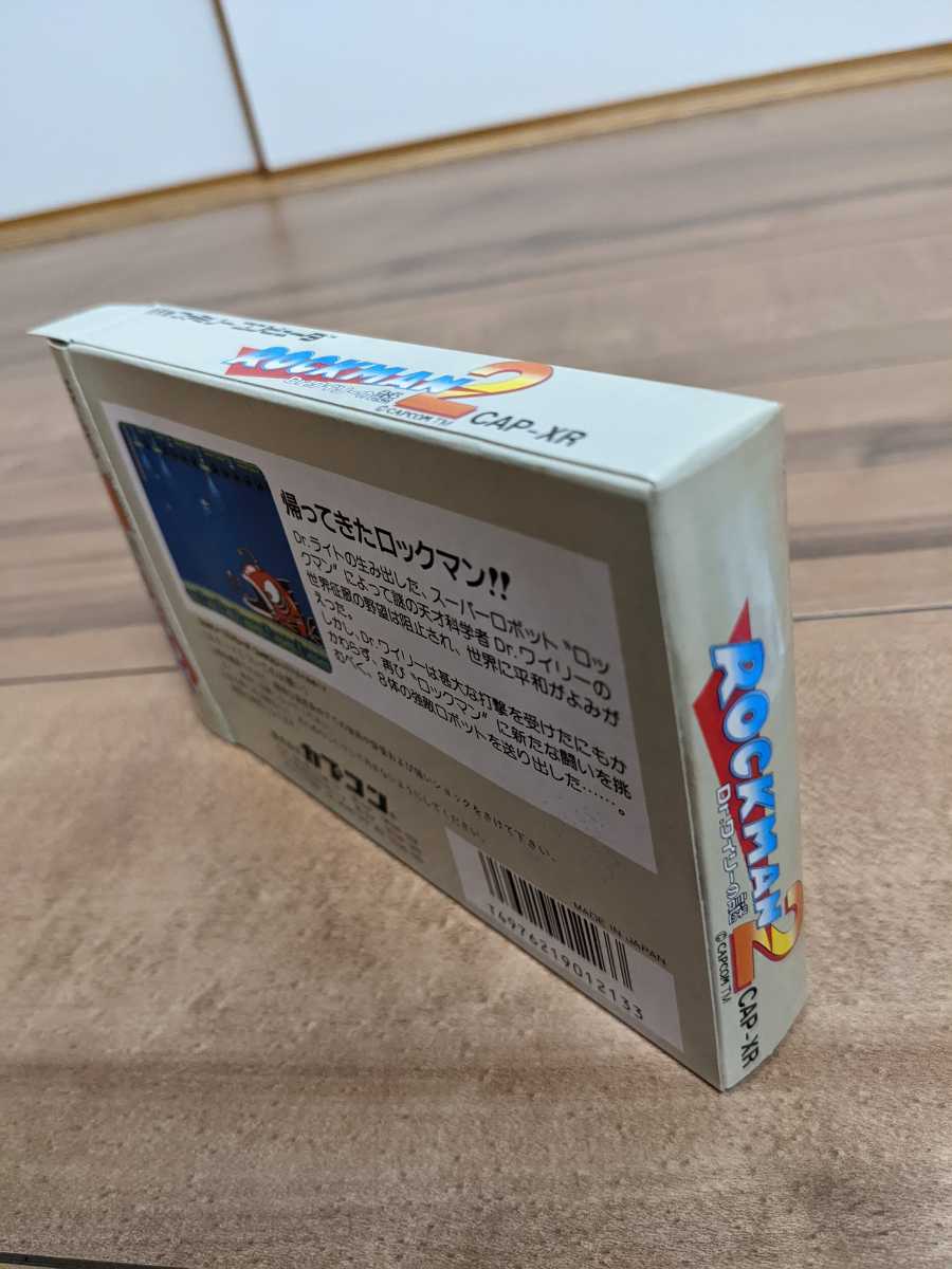 極美品 未使用品 箱説付き『 ロックマン2 』 ファミコン FC レトロ