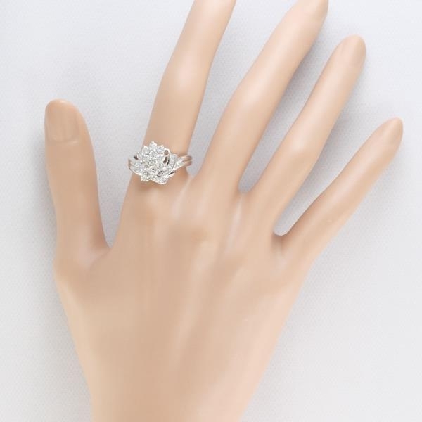 ファッションデザイナー 婚約指輪 ダイヤモンド 0.5カラット プラチナ
