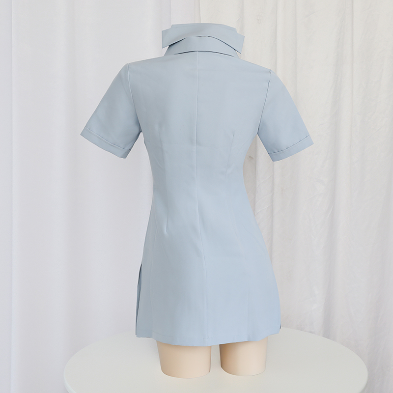 セクシー ナース服 制服 キャップ付 コスプレ衣装 ミニ丈 かわいい エロ ミニワンピース コスチューム衣装 看護婦 看護師 ナース 制服誘惑の画像8