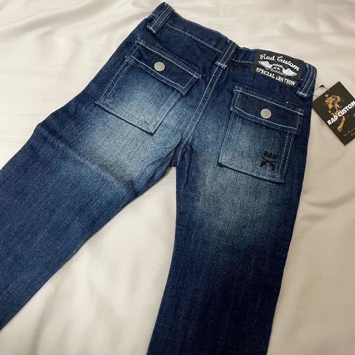 新品未使用タグ付き デニムパンツ 子供服 男の子 RADCUSTOM ラッド