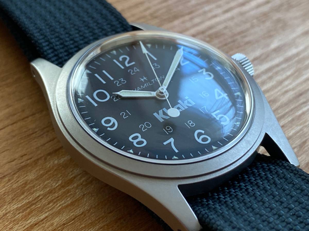 Hamilton ハミルトンカーキ手巻　9415A 【美品】 腕時計(アナログ) 新製品は安い