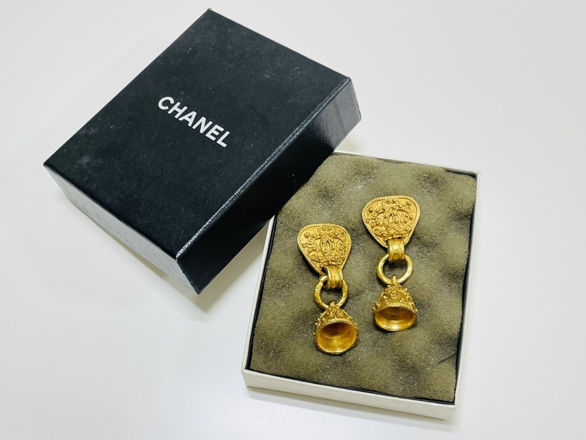 CHANEL シャネル ココマーク 鈴 ベルモチーフ イヤリング ヴィンテージ