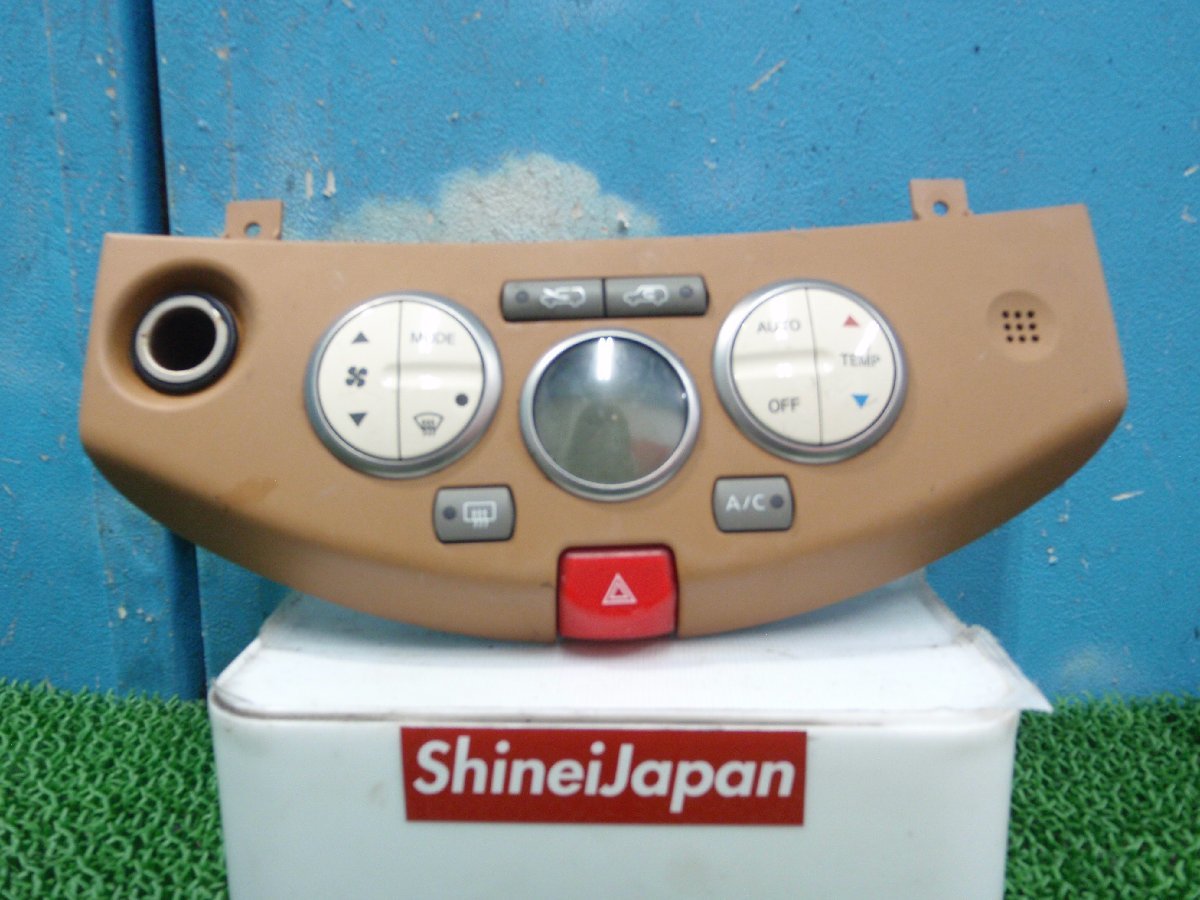 ★　AK12　K12　マーチ　27500-AX007　エアコンパネル　AC 操作パネル エアコンスイッチ　190399JJ