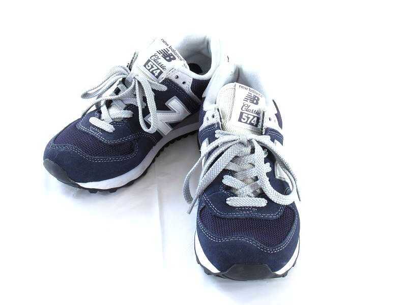 1円 美品 ニューバランス NEW BALANCE ML574 ML574VIC スニーカー 23 BV678_画像1