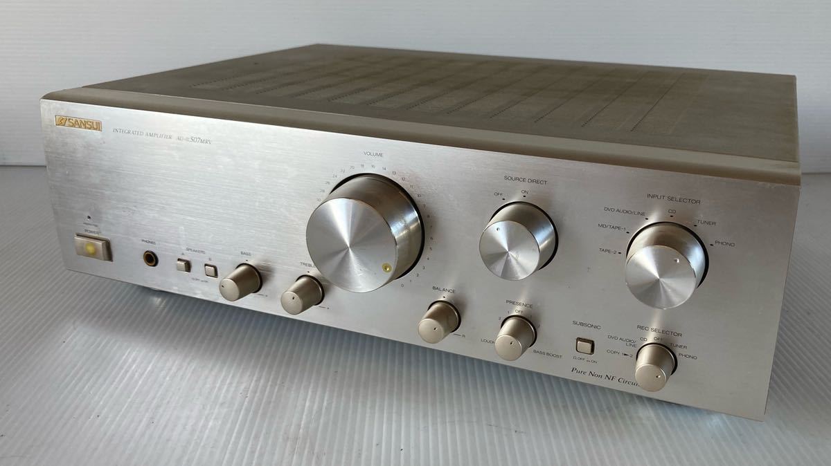 サンスイ AU-α507MRV プリメインアンプ SANSUI 山水電気株式会社 現状