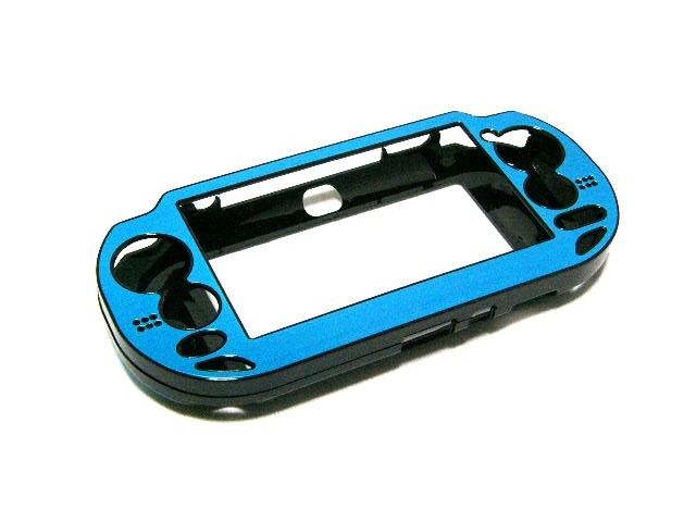 PSVITA用保護プラスチックxアルミニウム収納ケースカバー新品空　PSVITA1000用_画像1