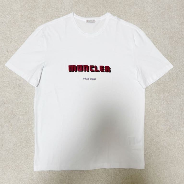 モンクレール Moncler ロゴホワイトT シャツ お得な新品・中古・未使用
