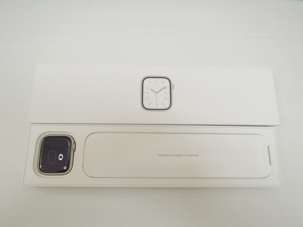 2454) 美品 Apple Watch Series 7 GPS+Cellularモデル 45mm MKJQ3J/A