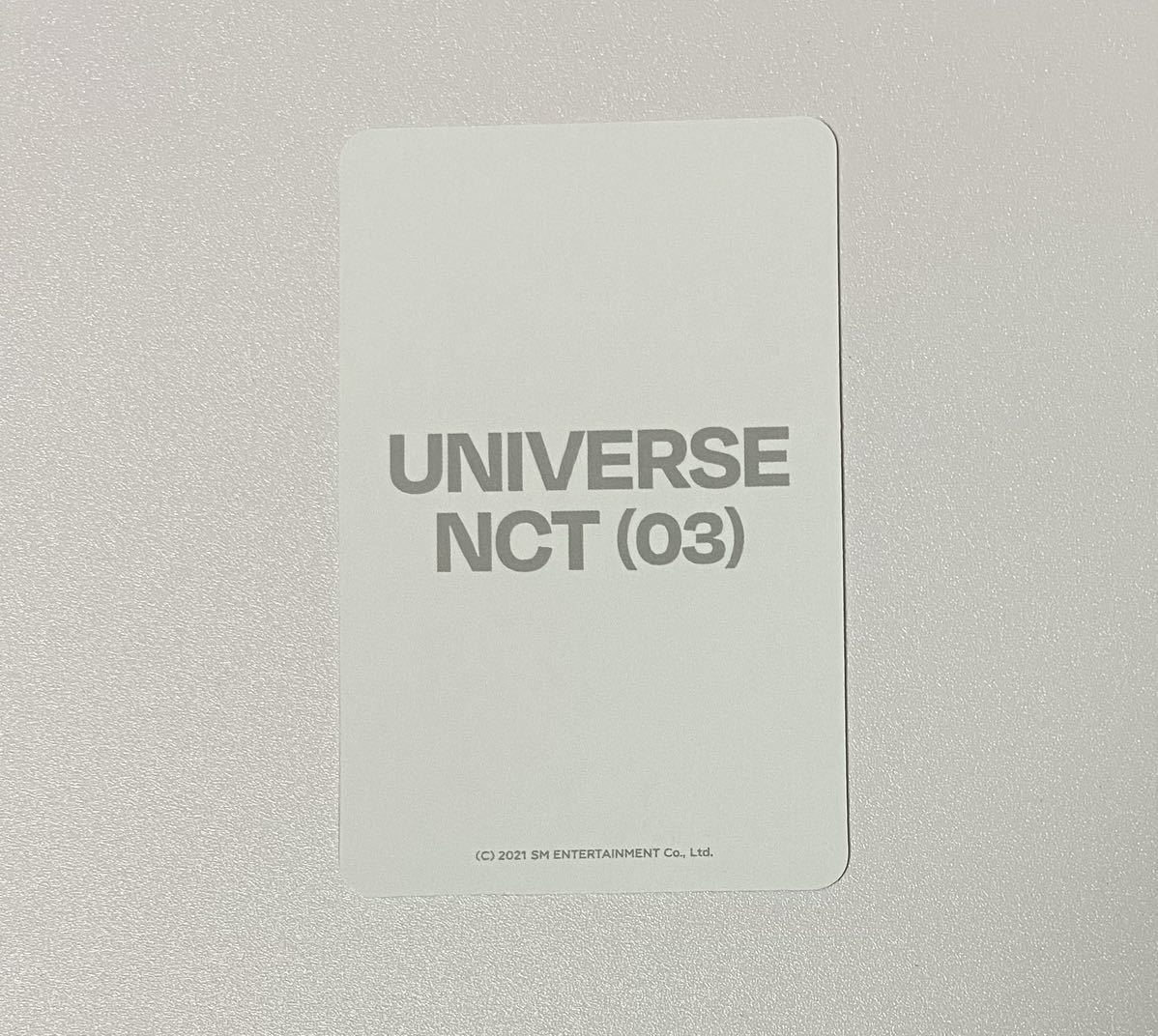 NCT2021 ヘチャン UNIVERSE MD トレカ HAECHAN Photocard NCT127 NCT DREAM_画像3