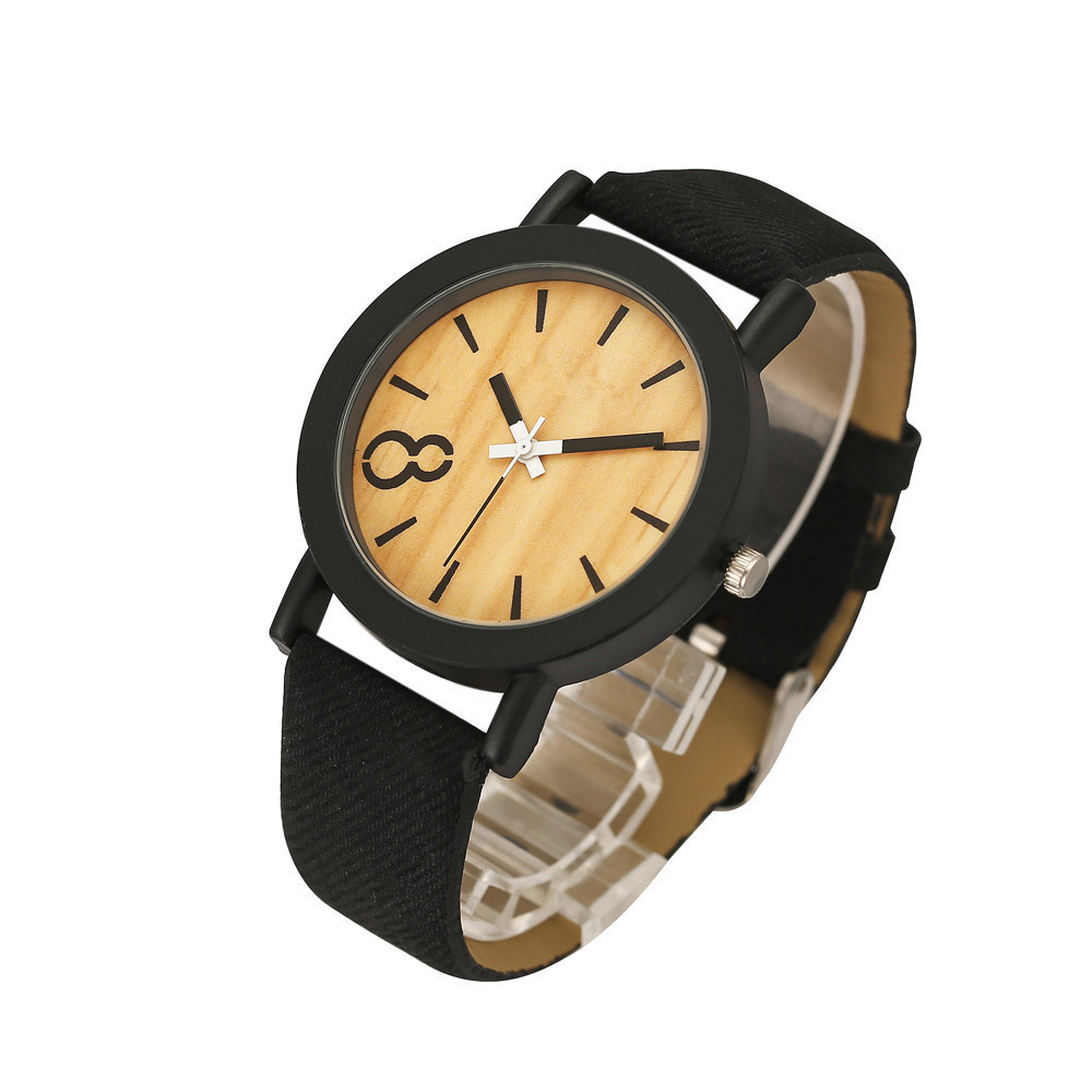 【 送料当社負担 】ウッド腕時計 アナログ クォーツ時計 ユニセックス腕時計 　メンズ　レディース　 Treble-w-1　グレイ_画像7