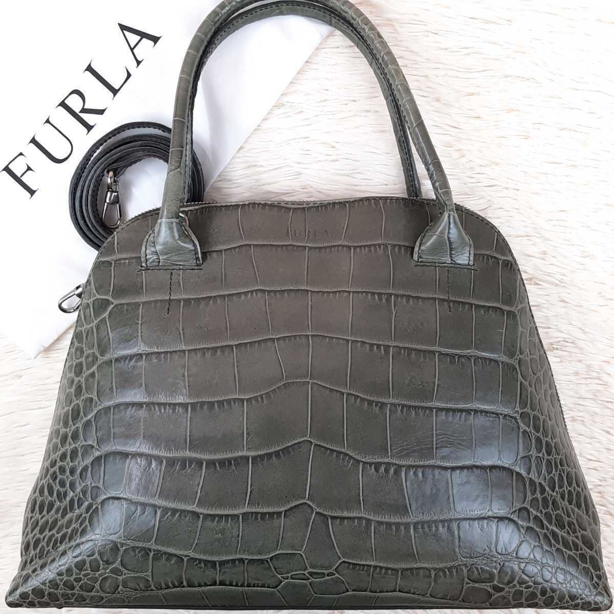 極美品】FURLA フルラ パイパー ショルダーバッグ トートバッグ