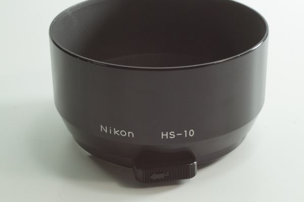 RBフ042【送料無料 外観とてもキレイ】NIKON HS-10 Ai-S 85mm F2 Ai 85mm F2 ニコン レンズフード HS-10_画像1