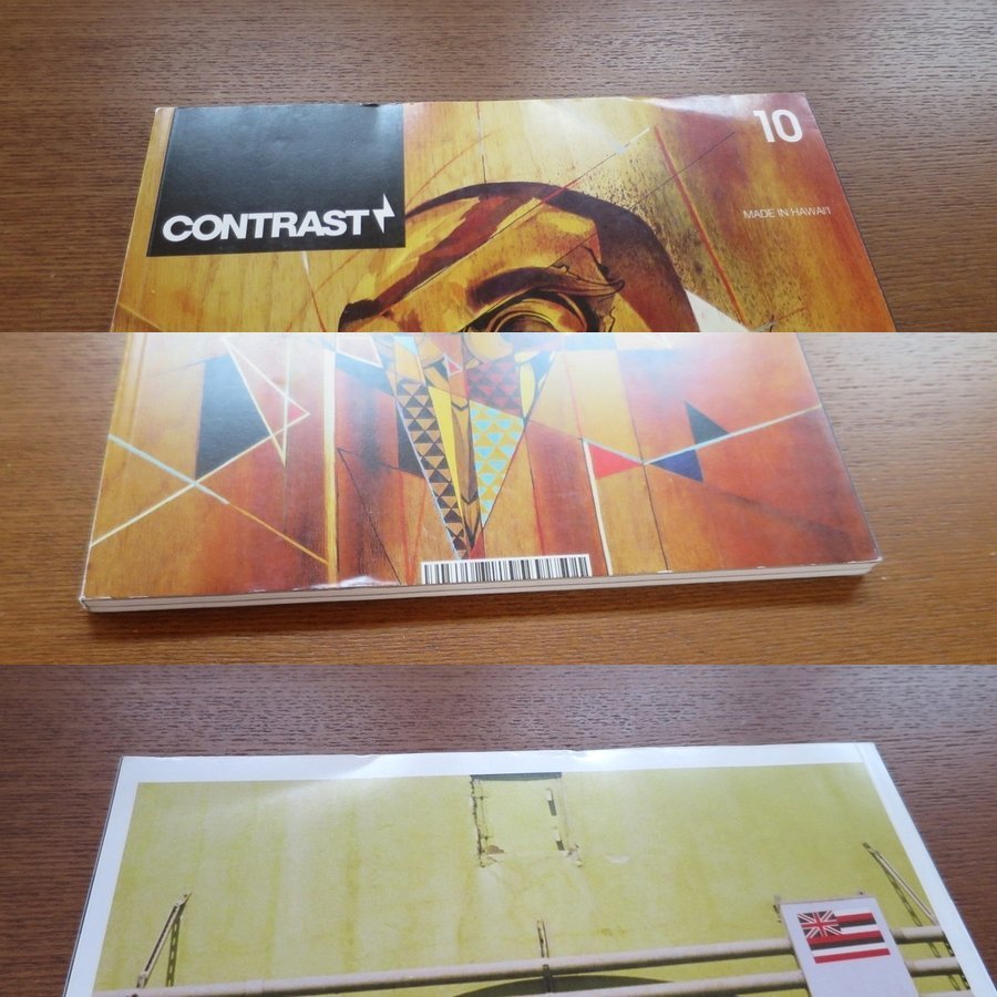 contrast magazine 10■雑誌 美術手帖 装苑 ブルータス デザイン アート HUGE IMA HIDDEN CHAMPION Juxtapoz Dana Paresa Samuel Rodriguez_淵／シワ跡あり