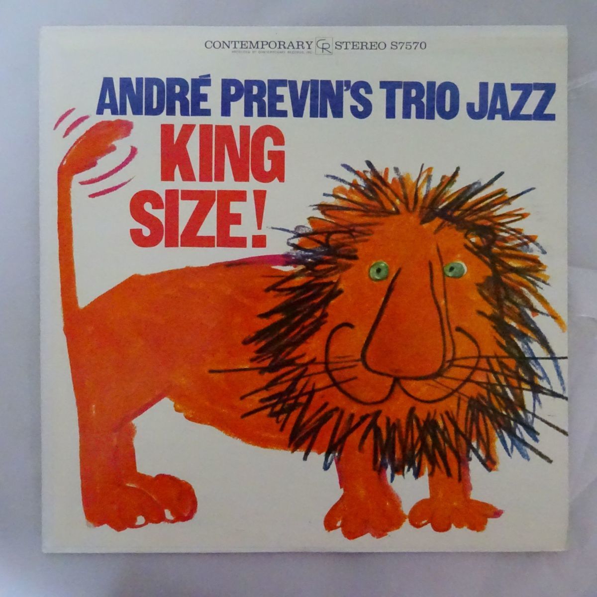 14001712;【美盤/US盤/CONTEMPORARY/艶ラベル】Andre Previn's Trio Jazz / King Size!_画像1