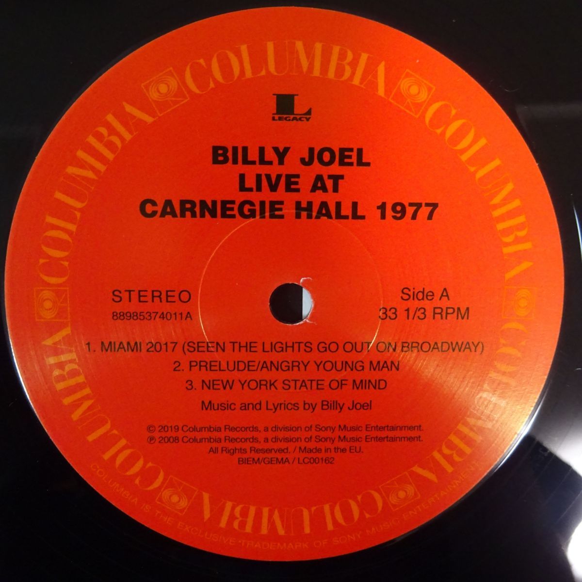 13066669;【EUori/2LP/美品】Billy Joel ビリー・ジョエル / Live At Carnegie Hall_画像4