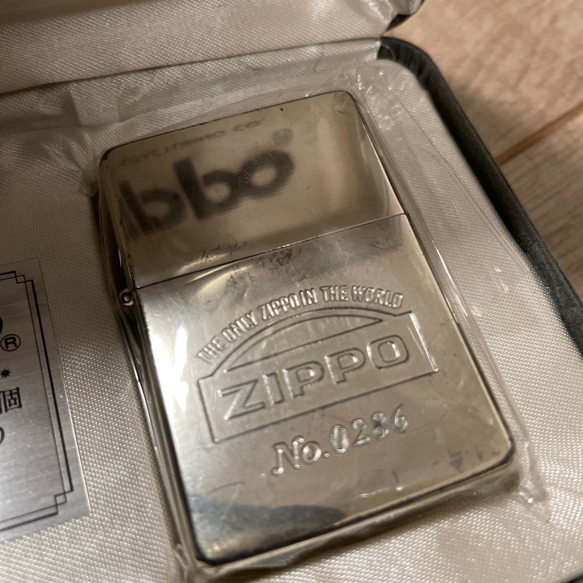 ZIPPO ジッポーオリジナル 特別限定品1000個 通しナンバー入り SILVER