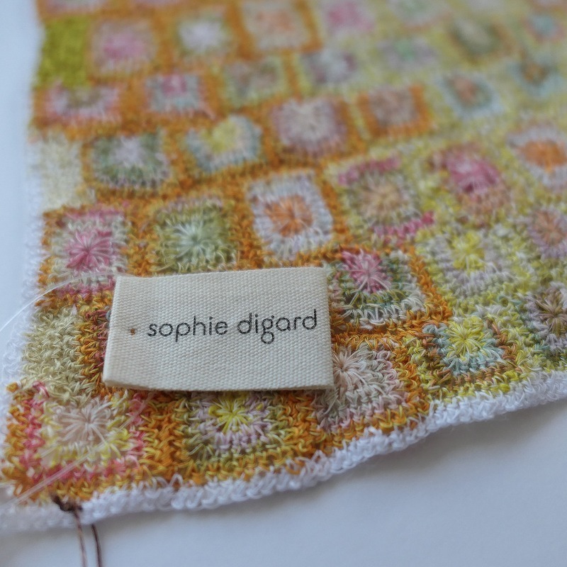 □【新品】ソフィーディガール Sophie Digard : CONCRETE LINEN SCARF