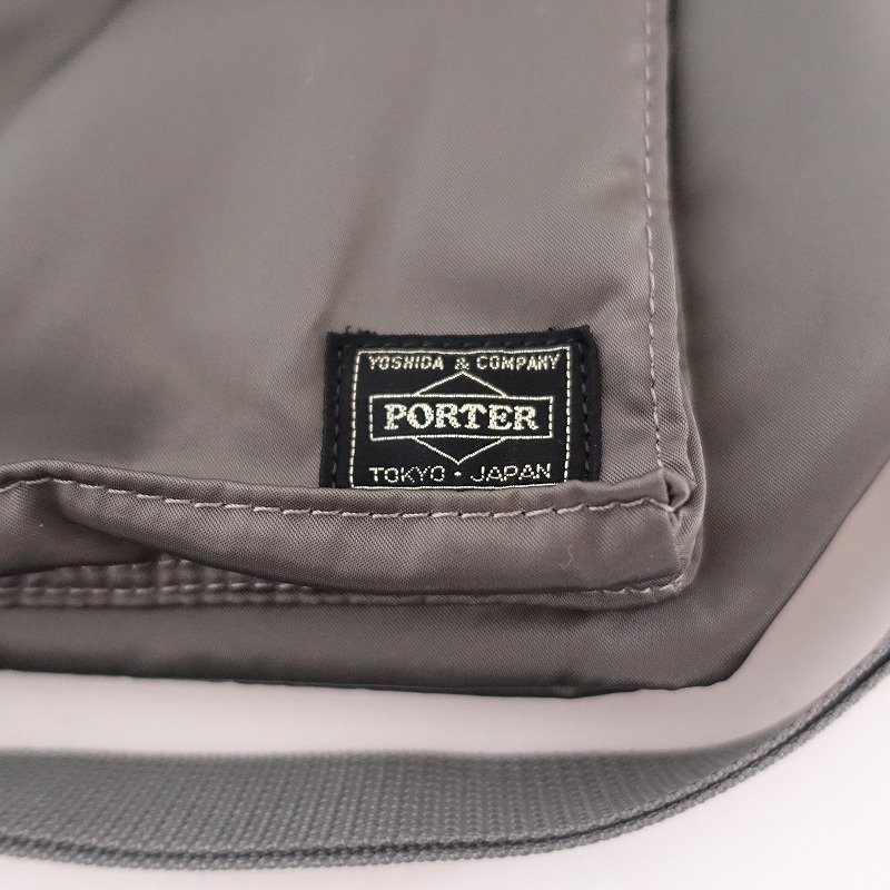 定価2.4万/ポーター PORTER *BALLOONSACバルーンサック S*鞄巾着2way手提げショルダーグレー吉田かばん0822(ba10-2208-53)【71H22】_画像8