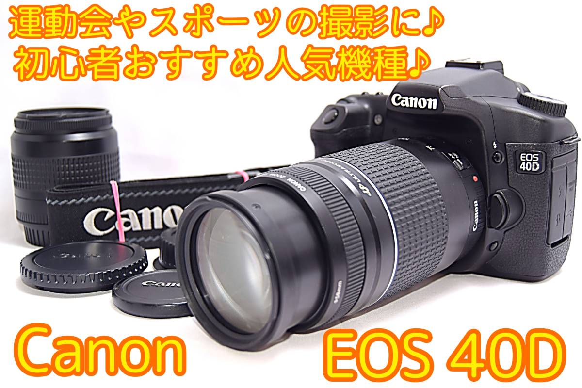 Canon EOS 40D高画質簡単操作すぐ使えるWレンズセット | inmano.com.br