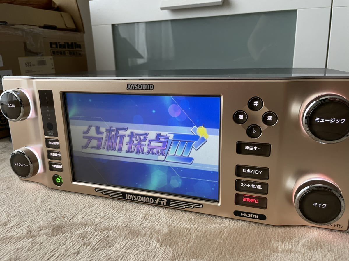 美品 JOYSOUND fR JS-FRv (JS-fR 後期モデル) カラオケ 美品 JOYSOUND fR JS-FRv (JS-fR 後期モデル) カラオケ