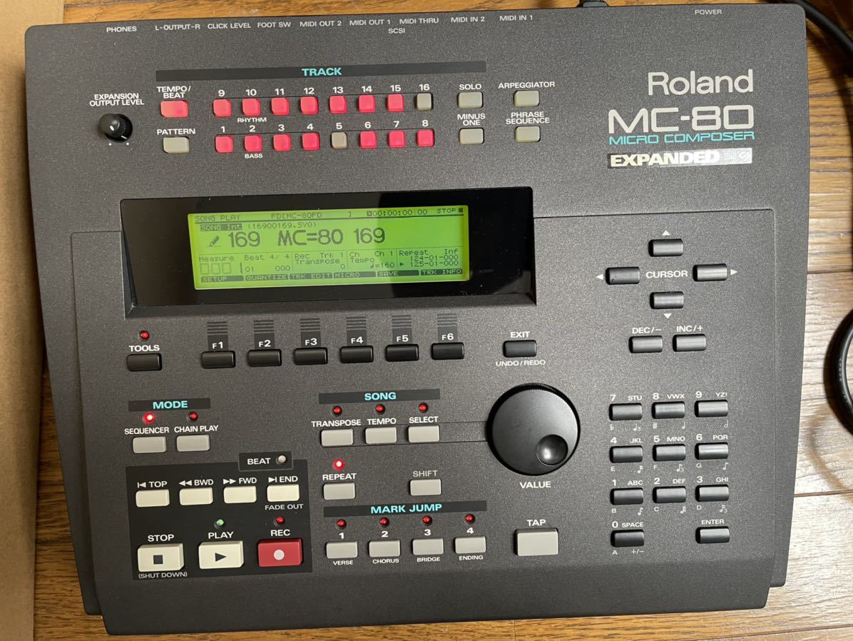 Roland ローランド 音源モジュール シーケンサー GM音源Expanded 全修理済美品 伝票写し有