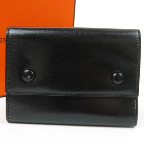 黒 桜古典 【HERMES】エルメス キーケース ボックスカーフ 美品 | www