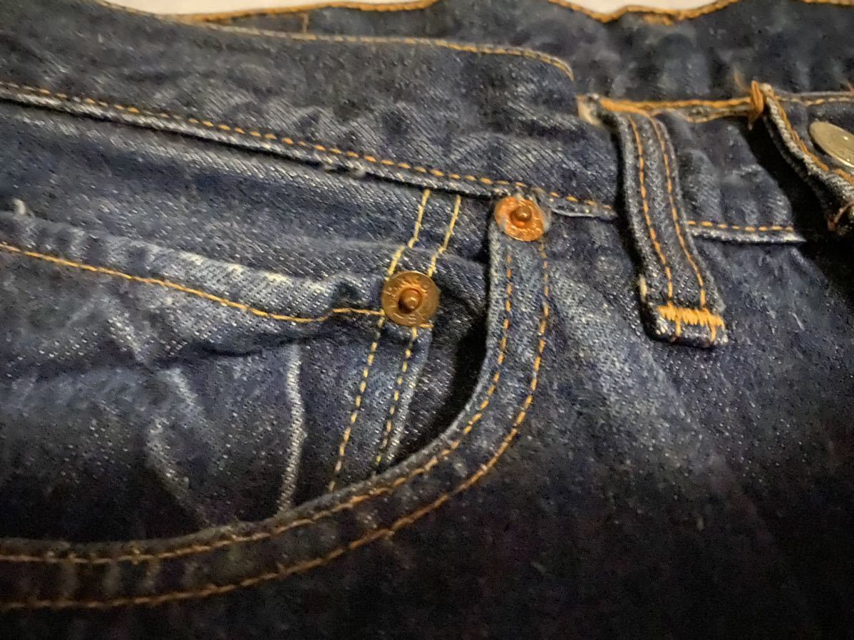 極上 真紺 60s LEVI'S 501 BIGE W32 スレーキスタンプ 極上 真紺 60s LEVI'S 501 BIGE W32 スレーキスタンプ