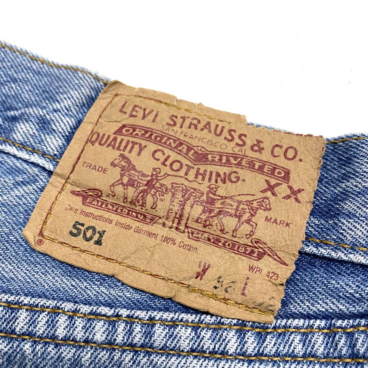 Euro 90s Levi's 501 デニムパンツ イギリス製 W34 ユーロ リーバイス