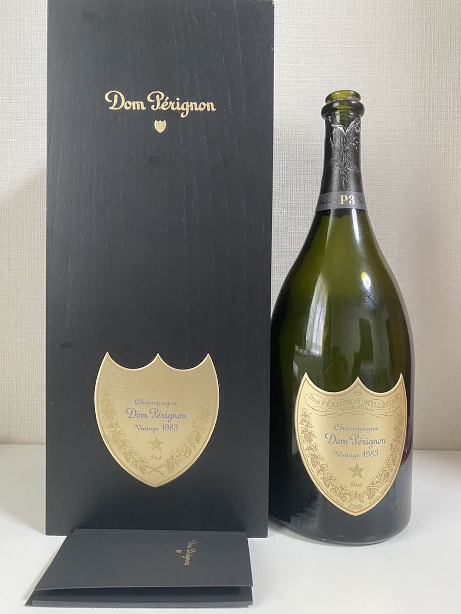 空き瓶】Dom Perignon ドンペリニヨン P3 Vintage 1983年 マグナム