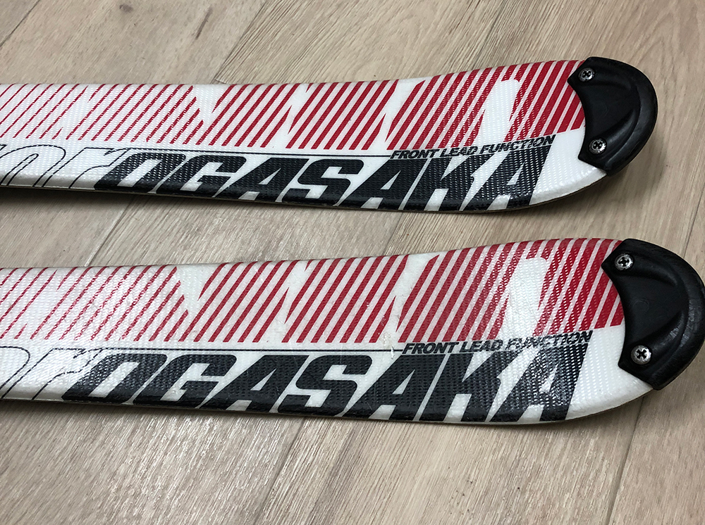 【中古板】OGASAKA オガサカ ジュニアスキー板 + ビンディングセット 110cm 子供用スキー J-15_画像2