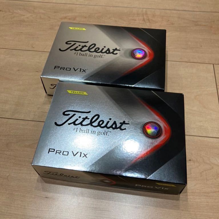タイトリスト PRO V1X 21 イエロー ローナンバー 2ダース タイトリスト PRO V1X 21 イエロー ローナンバー 2ダース