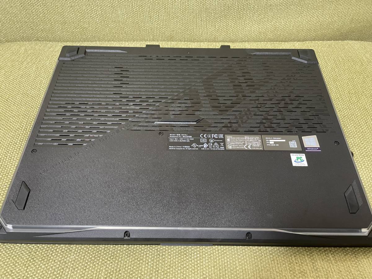 海外正規品 ゲーミングノートPC☆ROG G512L STRIX G512L☆美品です