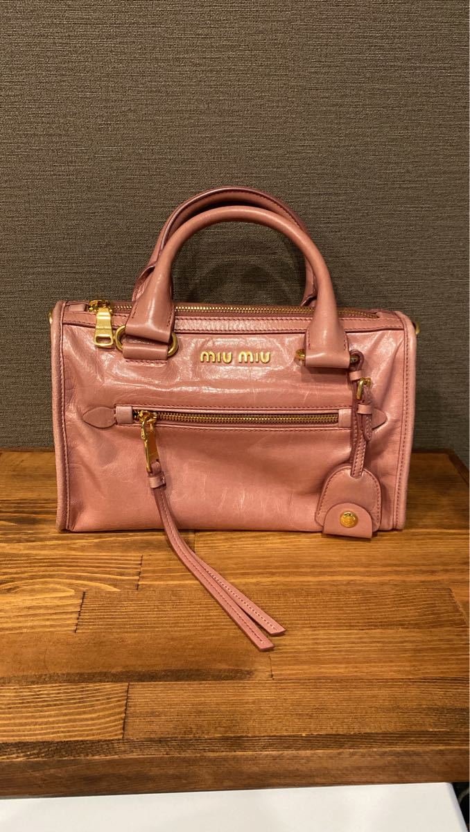 ヒート miumiu 2wayハンドバッグ ショルダーバッグ ミュウミュウ | www
