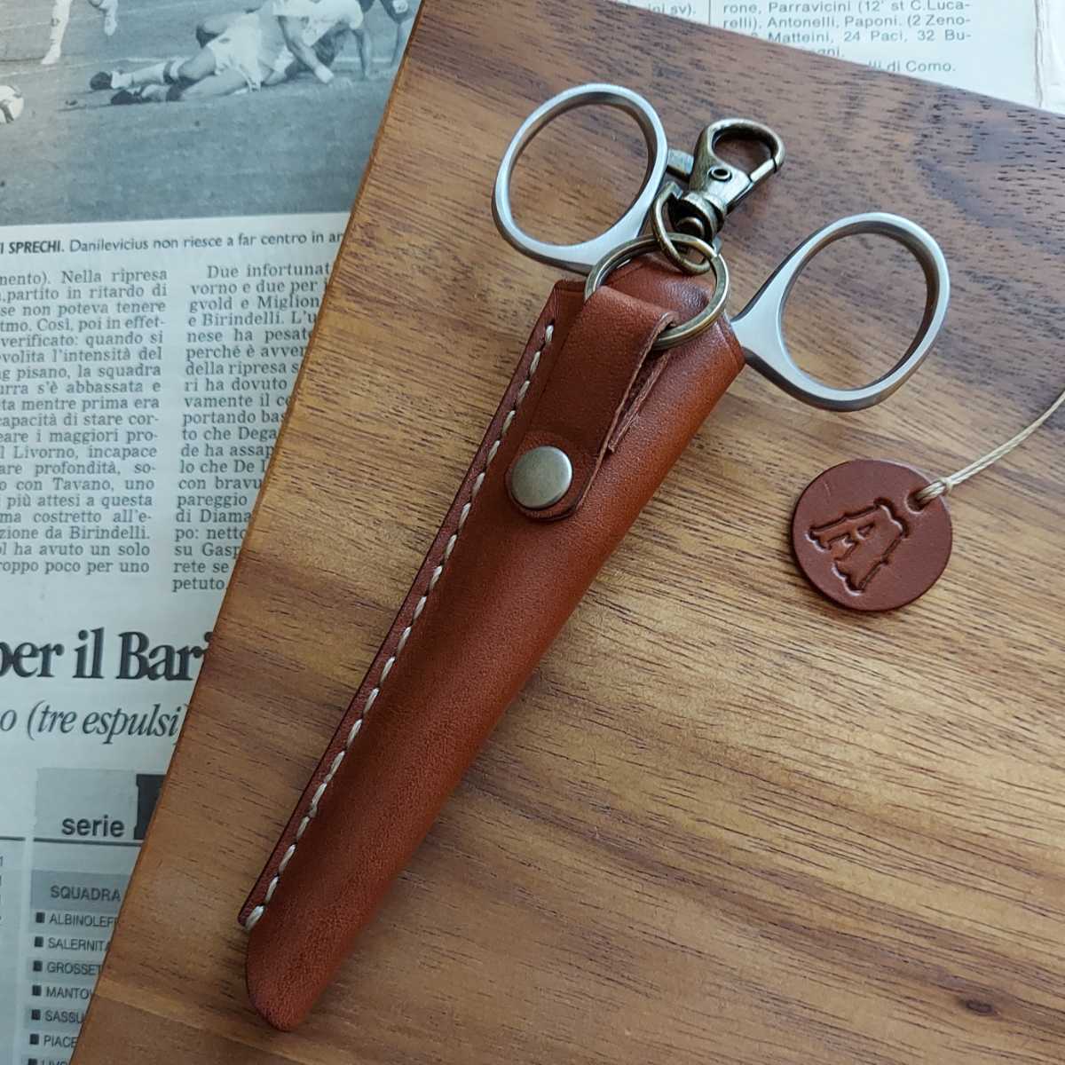 F フォーセップ ホルダー 栃木レザー ハンドメイド 小物などお買い得な