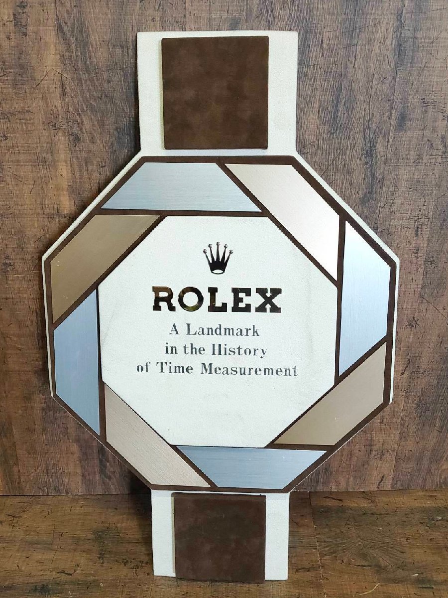 ロレックス ROLEX 店頭ディスプレイ 看板 非売品 縦71cm×横44.5cm