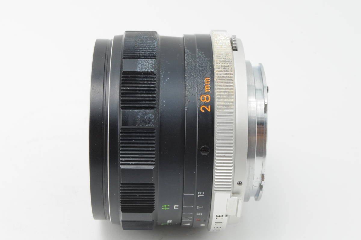 2120aa_★光学美品★ MINOLTA LENS MC W.ROKKOR-SG 1:35 f=28mm 光学が綺麗に保たれている良品です。　#2120aa_画像8