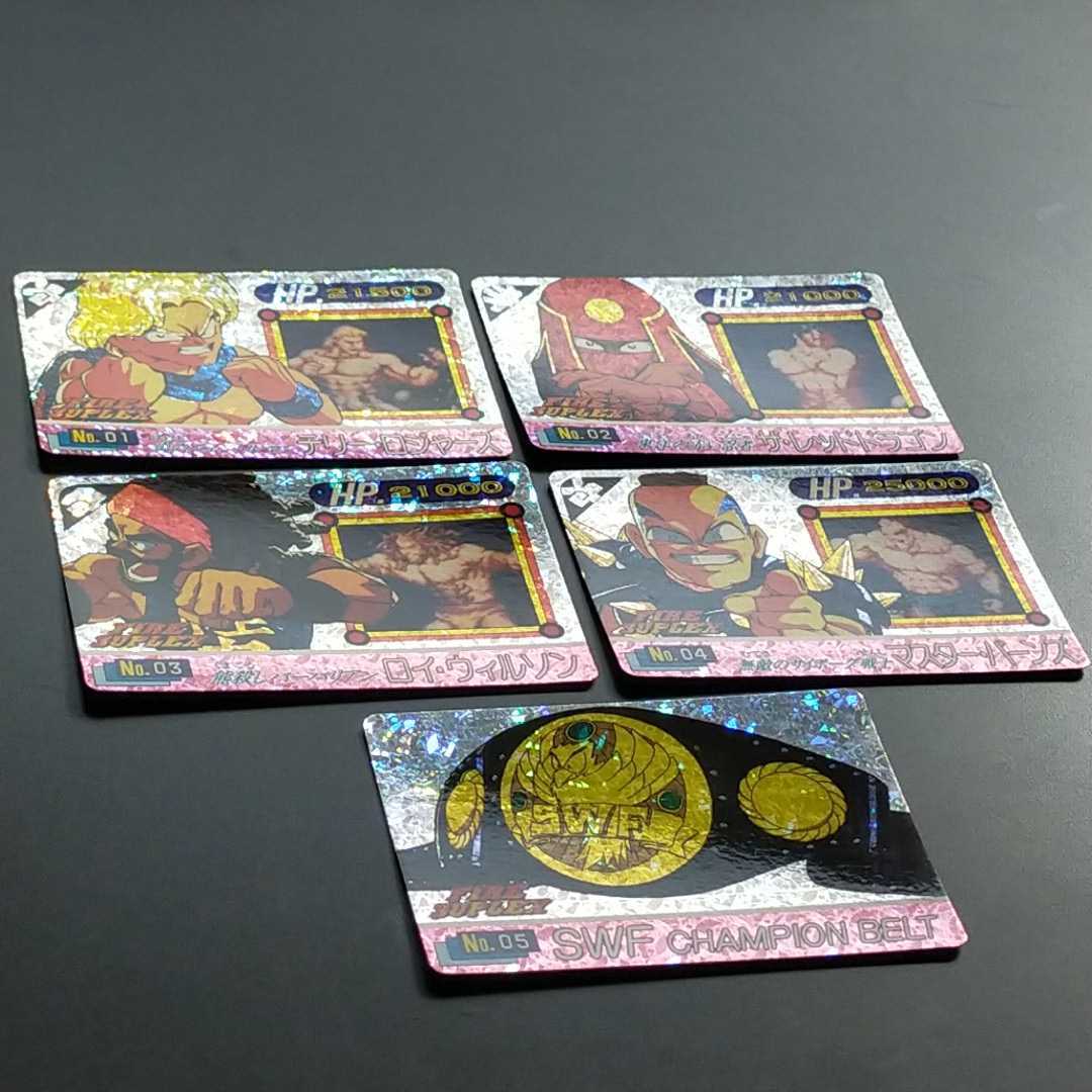 フルコンプ ファイヤースープレックス カードダス 全29種類 SNK1993 プロレス アーケード ファミコン PPカード マイナー フルコンプリート_画像3