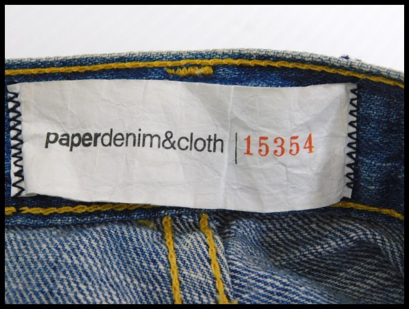 *SD-306* мужской paperdenim&cloth Paper Denim повреждение обработка Denim ботинки cut импортированный автомобиль мужской 32 дюймовый б/у одежда *