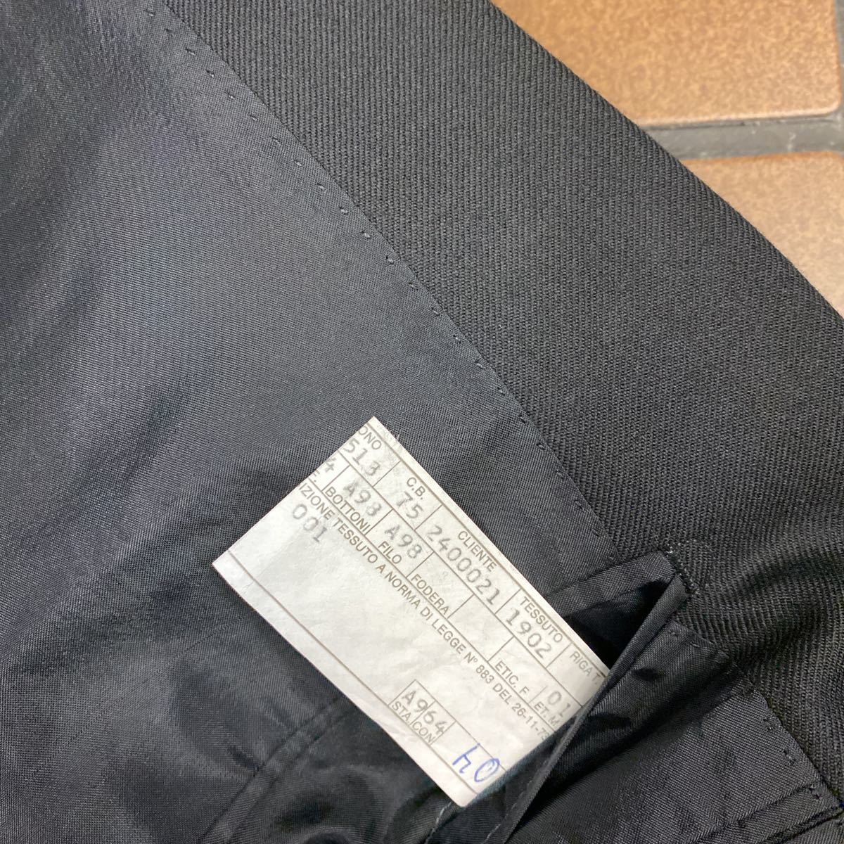  новый товар супер-скидка Италия производства REDAELLI высококлассный бренд товар с некоторыми замечаниями смокинг pi-k этикетка черный костюм выставить размер 48 new wool 100% AMF