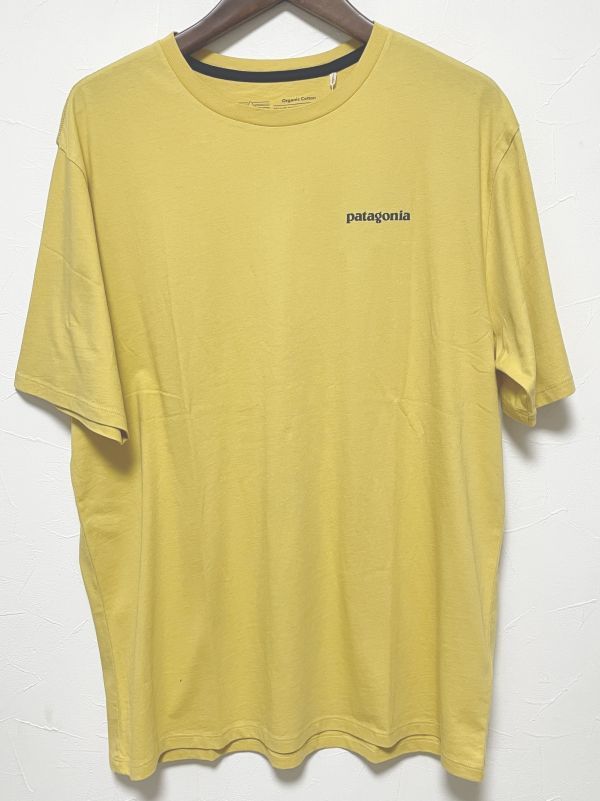 パタゴニア Lサイズ P-6ミッション オーガニック Tシャツ patagonia 37529 SUYE イエロー系