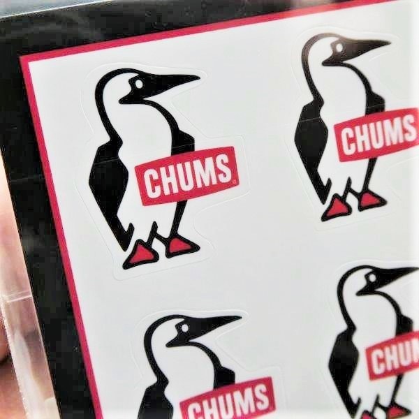 2枚セット CHUMS ステッカー Mini Logo Booby CH62-1621 CH62-1475 新品 防水素材_画像3