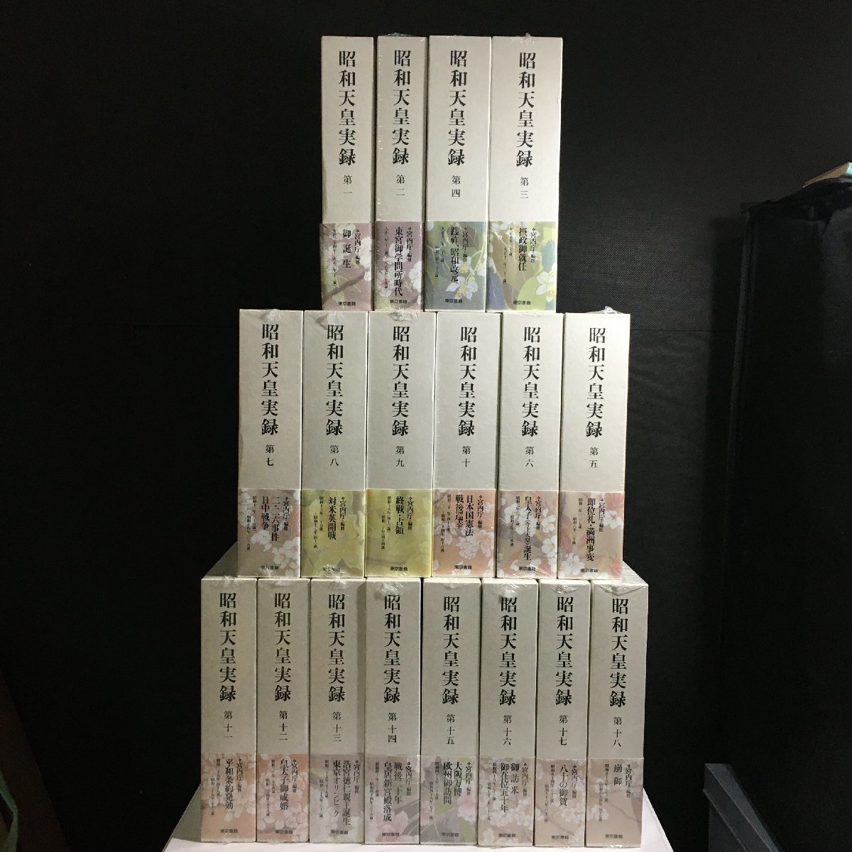 昭和天皇実録 全18冊セット 第二~第十八未開封 東京書籍 全巻揃 www