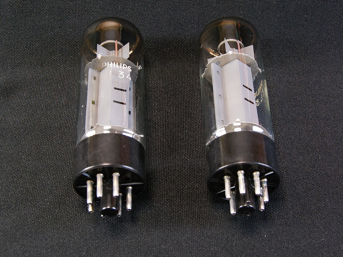 ♪♪Mullard/Philips EL34 出力管 NOS品ペア #10、ムラード 6CA7♪♪ ♪♪Mullard/Philips EL34 出力管 NOS品ペア #10、ムラード 6CA7♪♪