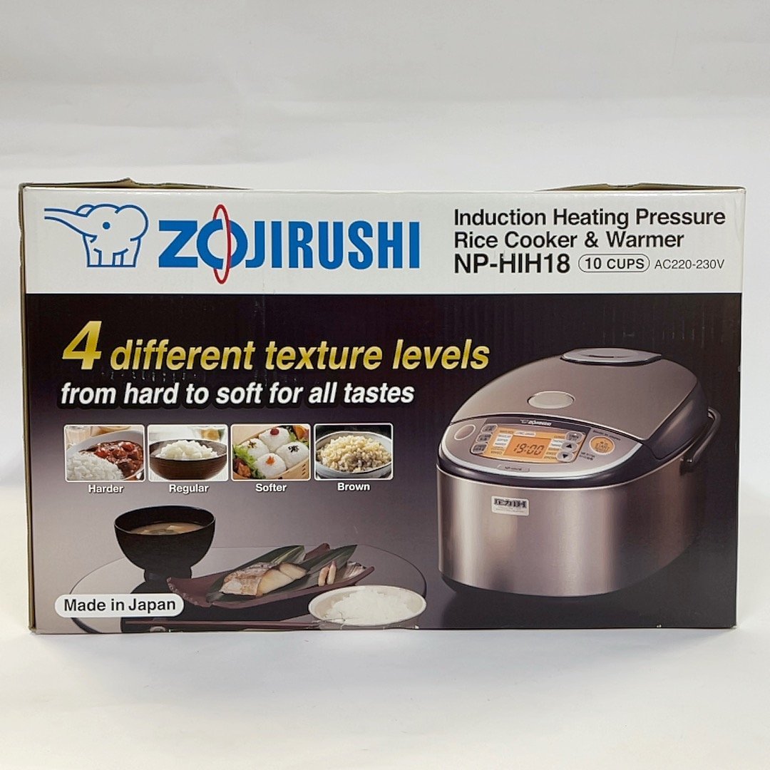 海外向け】ZOJIRUSHI 圧力IH炊飯器 NP-HIH18 220V 日本製 y30142