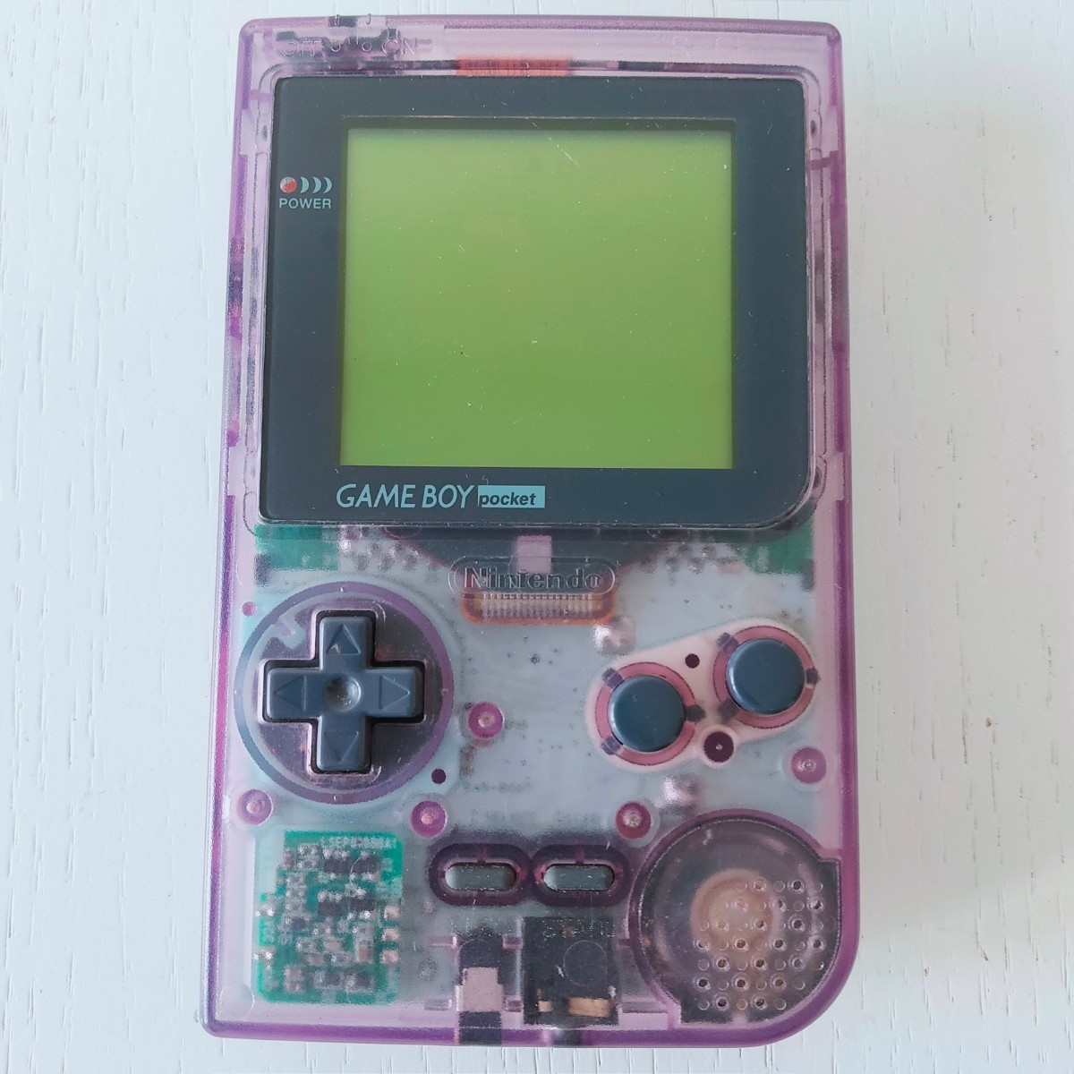 ゲームボーイポケット Nintendo 任天堂 ゲームボーイ ニンテンドー パープル 限定 ゲーム  本体 紫色 クリアカラー